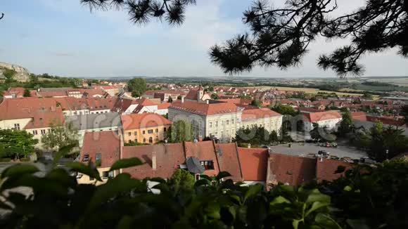米库洛夫捷克共和国欧洲夏季城市景观视频的预览图