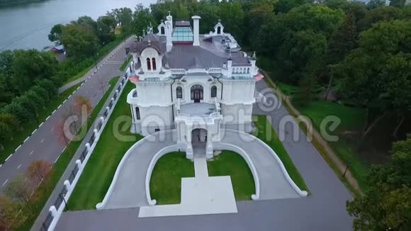 贵族制造商Aseev03的遗产空中摄影这座房子是以新艺术风格建造的视频的预览图