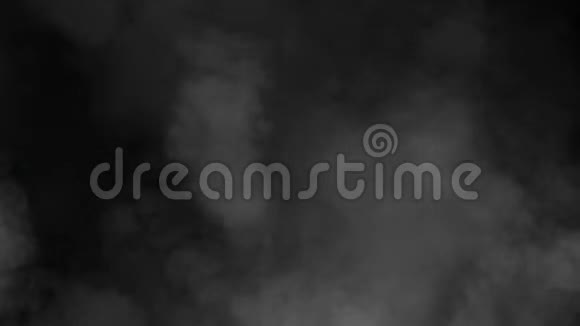 黑色背景高清1920x1080的灰色烟雾视频的预览图
