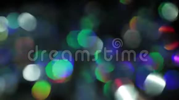 不同颜色的彩虹复古全息抽象背景视频的预览图