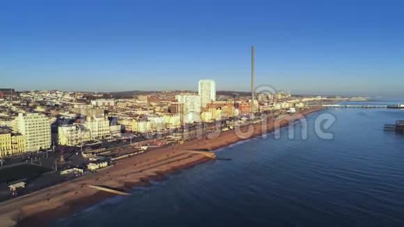 英国布莱顿市从上面视频的预览图