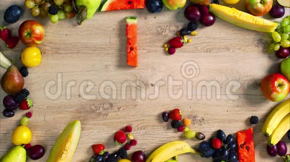水果做字母K视频的预览图