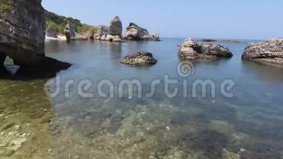 鸟瞰伊斯坦布尔锡勒阿格瓦海滩视频的预览图