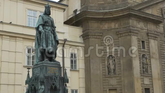 布拉格的查理四世雕像视频的预览图