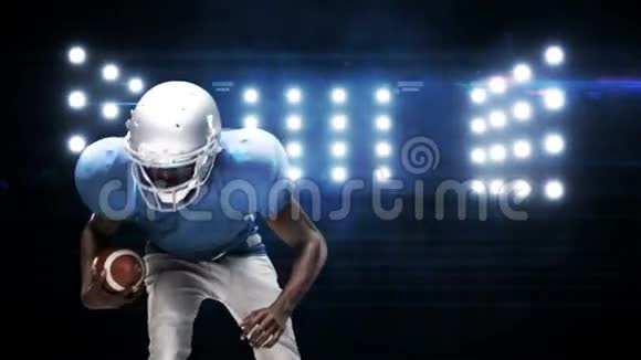 美国足球运动员对抗闪光灯视频的预览图