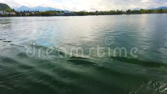 康斯坦斯湖博登塞的4K号船视频视频的预览图