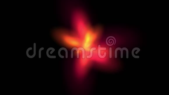 抽象红色激光射线幻想霓虹灯引导光幻像烟火舞台视频的预览图