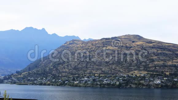 新西兰皇后镇有4K山脉视频的预览图