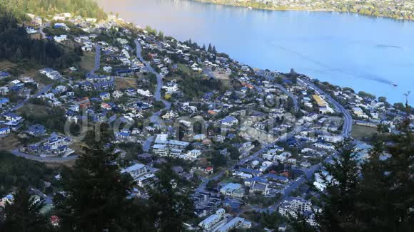 新西兰昆士敦镇延时天线4K视频的预览图