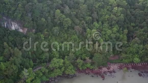 泰国MuKoPhetra国家公园的鸟瞰图视频的预览图