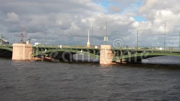 江桥云天俄罗斯圣彼得堡视频的预览图