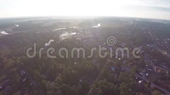 德国Celle附近的温森市空中录像视频的预览图