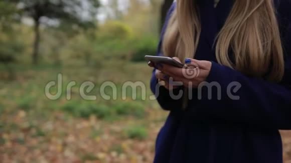 女性在智能手机上上网的保护视频的预览图