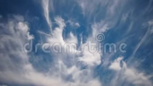 云的时间流逝底部广角视野视频的预览图