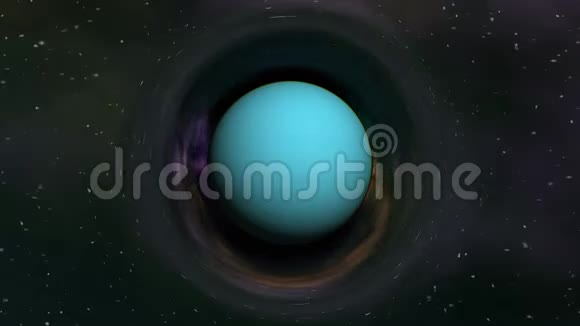 天王星在弯曲的空间视频的预览图