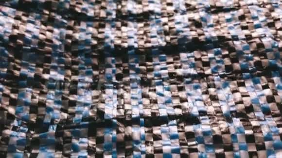 聚乙烯格子多色物质视频的预览图