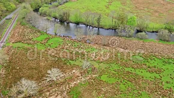 飞越威尔士的一条河英国欧洲视频的预览图