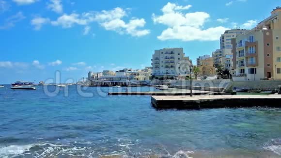 马耳他布吉巴度假村海滨长廊视频的预览图