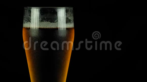 4K啤酒新鲜酒吧啤酒视频的预览图