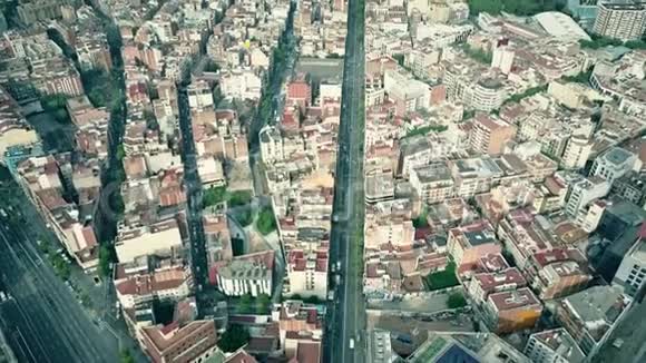 巴塞罗那的中心街道视频的预览图
