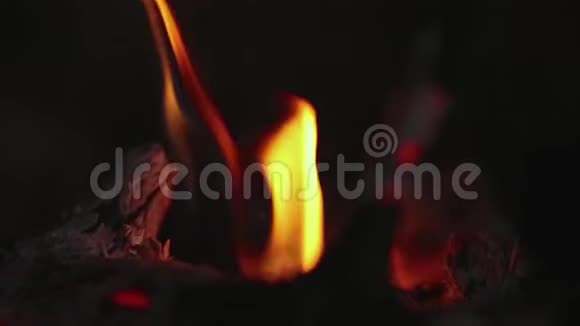 抽象燃烧火灾视频视频的预览图