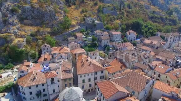 黑山Kotor老城空中全景1视频的预览图