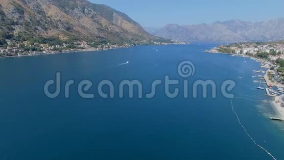 黑山博卡科托尔斯卡湾空中全景2视频的预览图