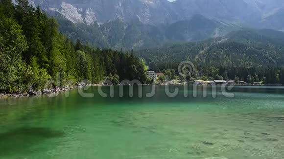 德国巴伐利亚的埃布西湖风景区视频的预览图