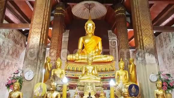 佛像泰国Phetchaburi的高銮洞视频的预览图