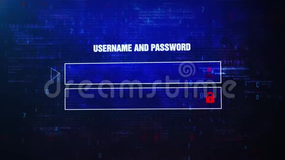 密码中断警报警告错误弹出通知框在屏幕上视频的预览图