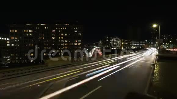 纽约晚安摩天大楼灯视频的预览图