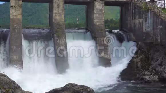 水电站的大坝视频的预览图