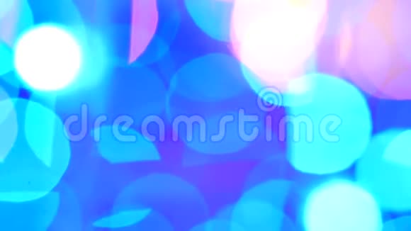 抽象背景与闪亮的蓝色波克闪闪发光视频的预览图