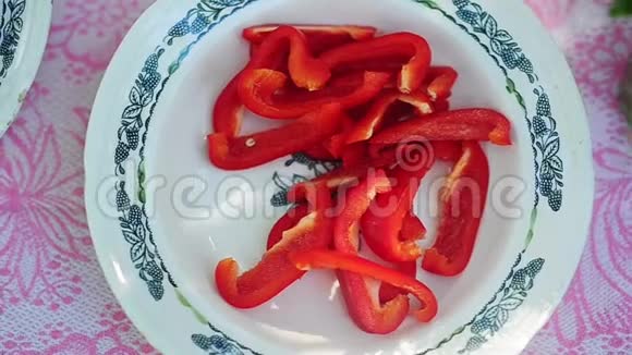 红辣椒蔬菜视频的预览图