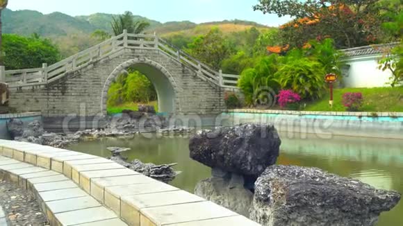 中国三亚美丽的公园视频的预览图