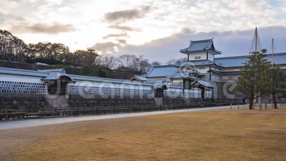 日本金泽金泽城堡的时间间隔视频的预览图