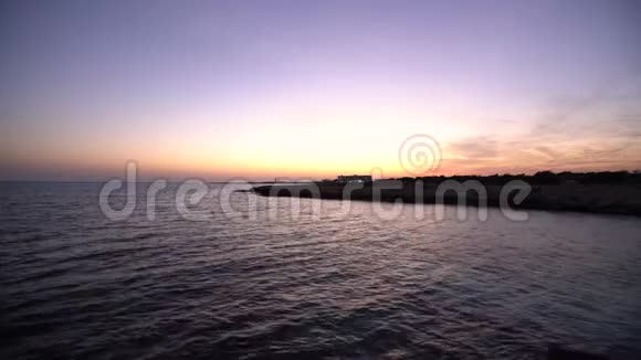 日落在阿亚纳帕塞浦路斯视频的预览图