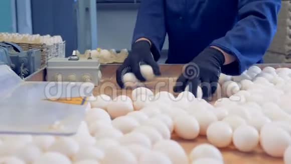 鸡蛋包装过程收口视频的预览图