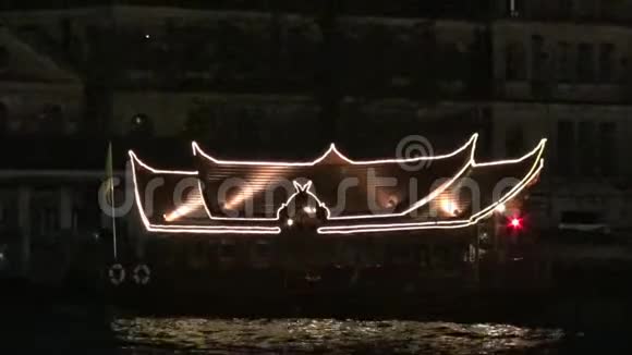 泰国ChaoPhraya河游船视频的预览图