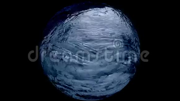 蓝色的水球视频的预览图