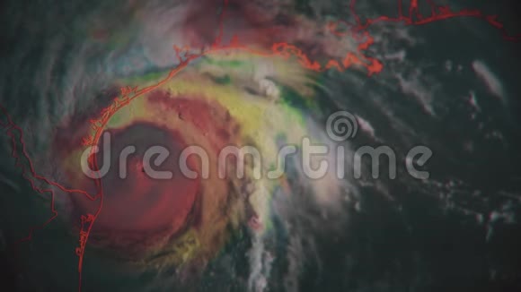 哈维飓风独特的雷达组合视频的预览图