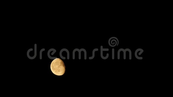 月亮升起的时间流逝视频的预览图