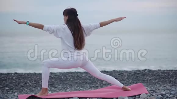 海上瑜伽练习视频的预览图