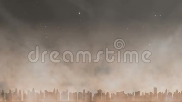尘暴下的末日后城市视频的预览图