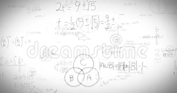 白板上的数学公式视频的预览图