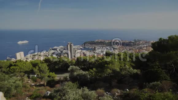 摩纳哥城市蒙特卡洛夏季视频的预览图