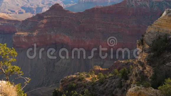 美国亚利桑那州长城岩石大峡谷的奇妙景观视频的预览图