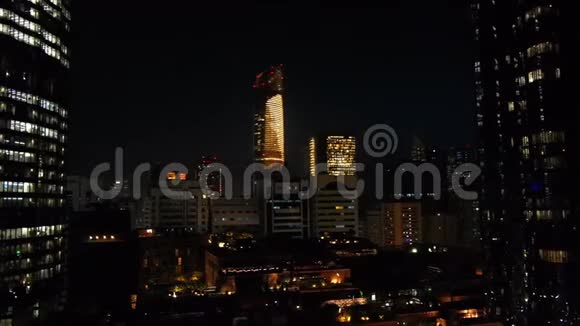 阿布扎比世界贸易中心夜间录像视频的预览图
