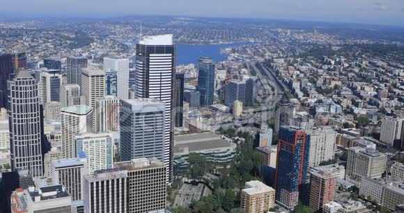 西雅图航空公司华盛顿市中心4K视频的预览图
