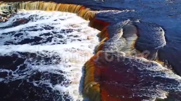 托斯诺格托夫斯卡瀑布的中部列宁格勒地区空中勘测视频的预览图